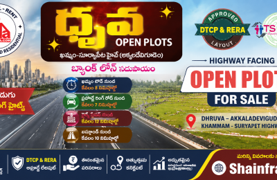 DHRUVA Premium Open Plots at Khammam
