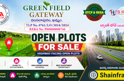 Green Field Gateway – DTCP & RERA Approved Open Plots in Khammam